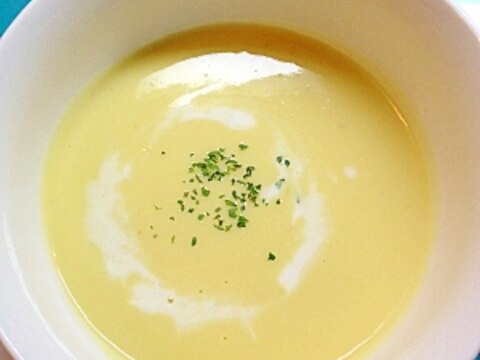 ほっこり温まる❤さつま芋のとろ～りスープ